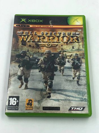 Jeu vidéo Full Spectrum Warrior sur console Xbox
