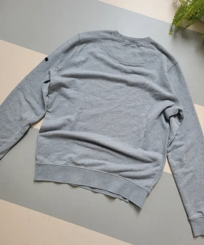 Sweat crewneck pull sans capuche stone island gris taille M - photo numéro 10