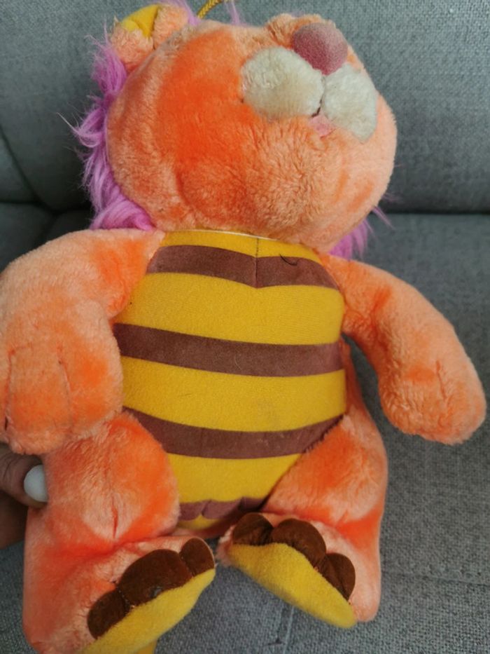Peluche vintage 1984 Wuzzles Bumble lion Hasbro 30cm - photo numéro 6