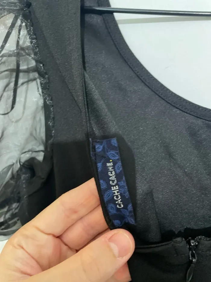 combi short àvec épaule transparente - photo numéro 3