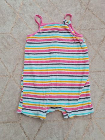 Combi short éponge fille orchestra 18 mois