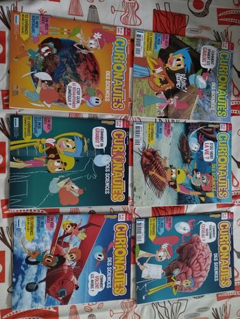 Lot 10 Magazines Curionautes 2020