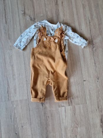 Ensemble salopette 6 mois marie aristochat
