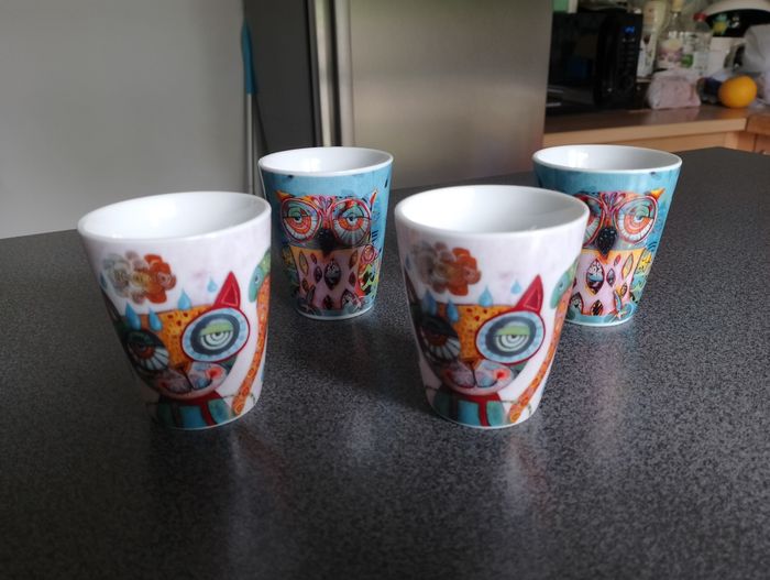 4 tasses à café Enesco