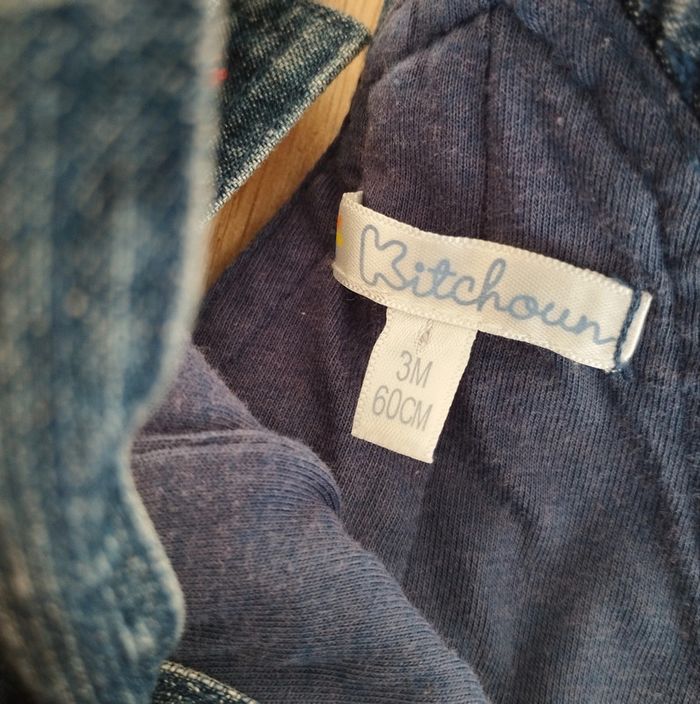 Salopette en jean garçon lion 🦁 taille 3 mois Kiabi - photo numéro 4