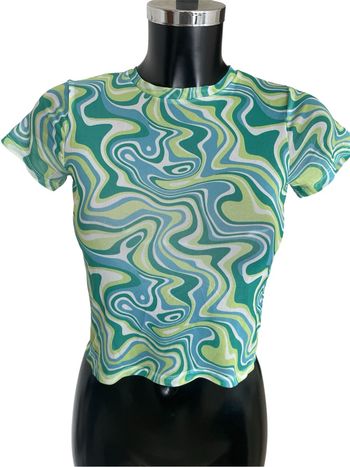 T-shirt top en voile taille 34/36