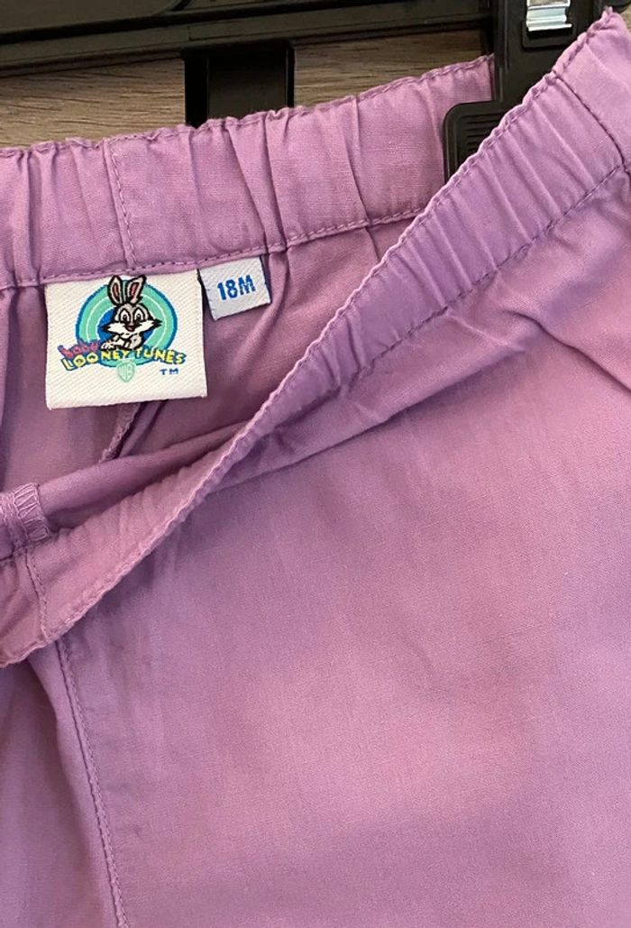 Pantacourt looney tunes taille 18 mois - photo numéro 3