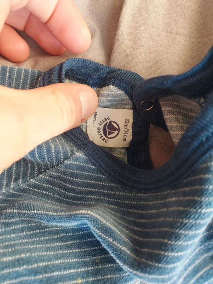 Pyjama velours Petit bateau - photo numéro 3