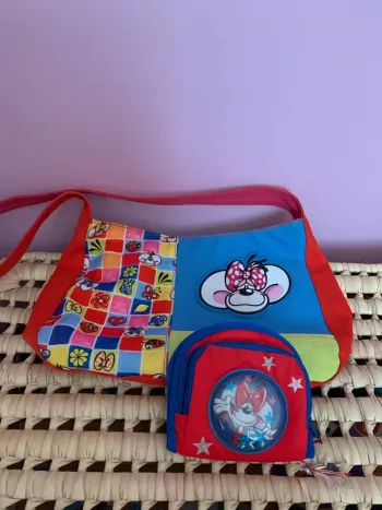 Diddl lot sac à main et porte monnaie Diddlina