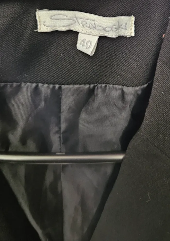 Veste de tailleur noire Straboski taille 40 - photo numéro 6