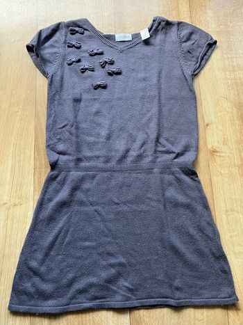Robe pull gris fille 5 ans