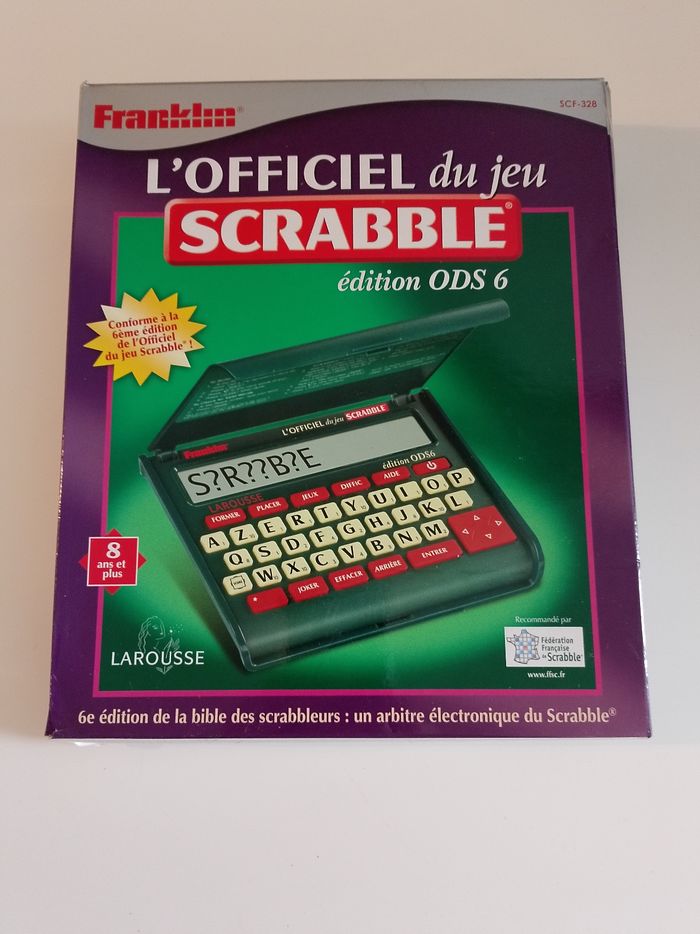 L'officiel du jeu scrabble franklin Larousse complet et fonctionne
