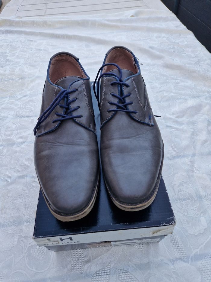 Chaussures de ville homme gris foncé