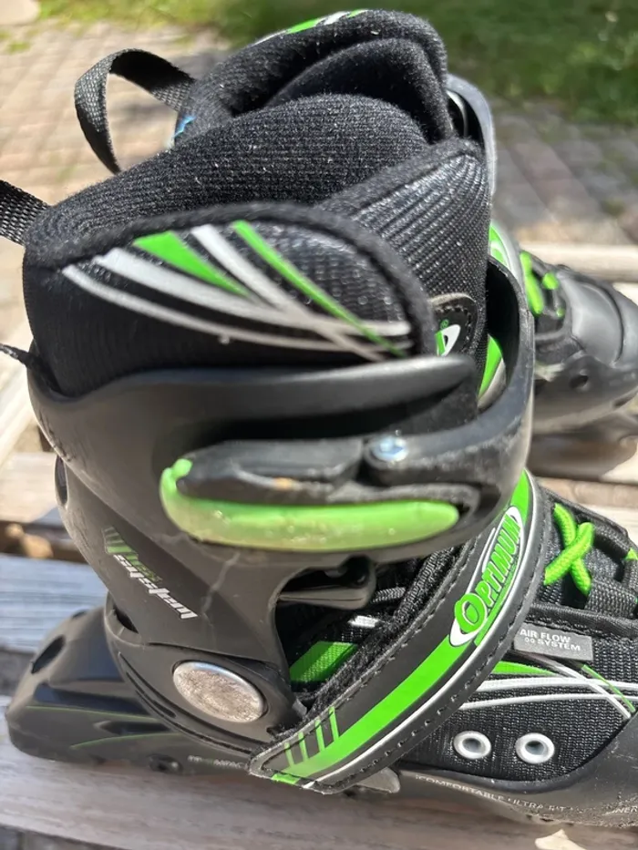 Patins à Roulettes Optimum - Taille Réglable 28-31 - Idéaux pour Débuter ! 🚀 - photo numéro 6