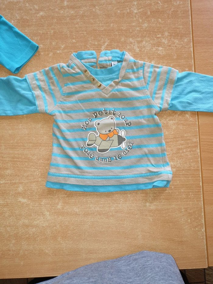 Ensemble 2 pièces + 1 tee-shirt ML - photo numéro 4