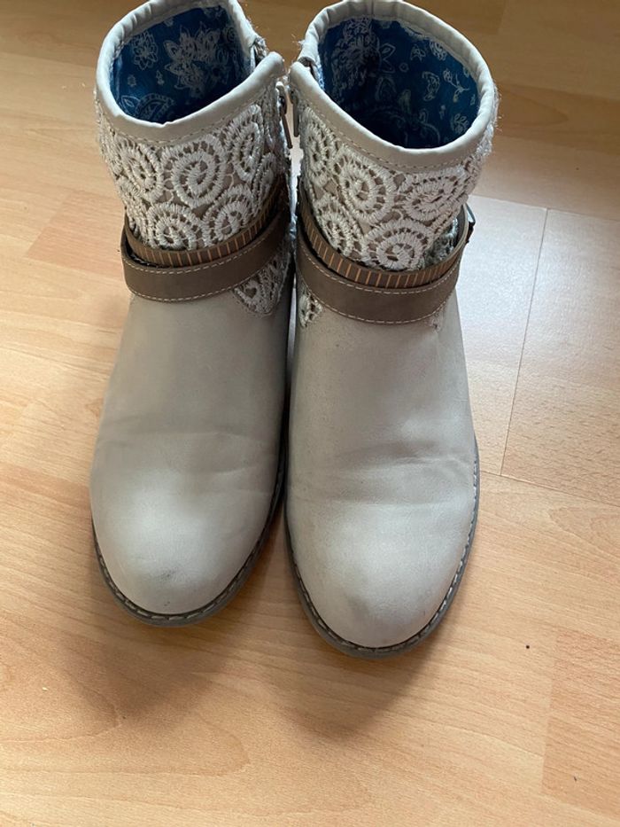 Bottines beige Jane Klain Taille 38 - photo numéro 2