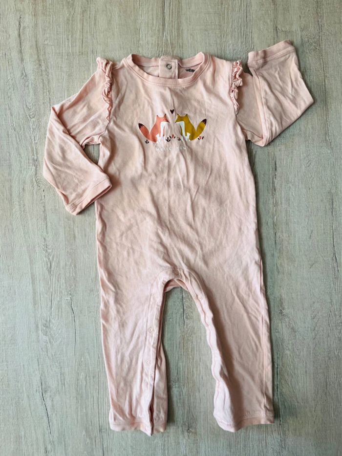 Pyjama coton sans pied bébé fille gémo