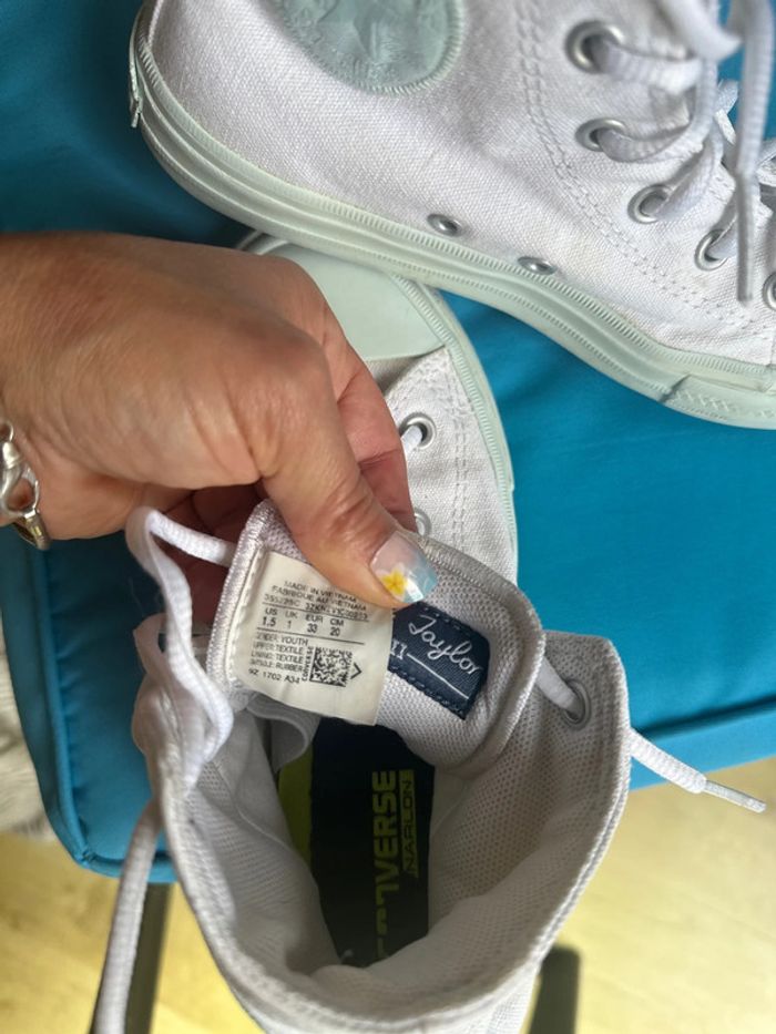 Basket converse blanche - photo numéro 6