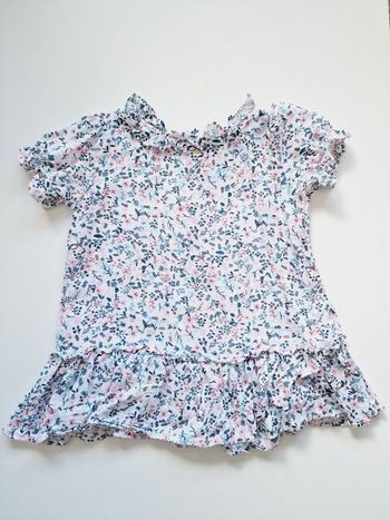 H&M - Robe trapèze, manches courtes, en crêpe (2 ans)