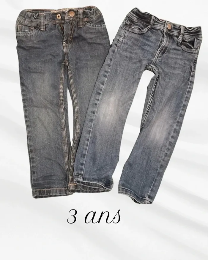 Lot de 2 jeans okaidi orchestra 3 ans