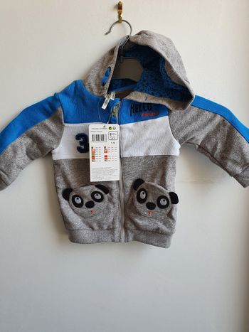 Gilet à capuche garçon 6 mois (67)