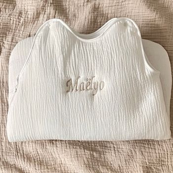Gigoteuse personnalisée par broderi prénom au choix à-6 mois