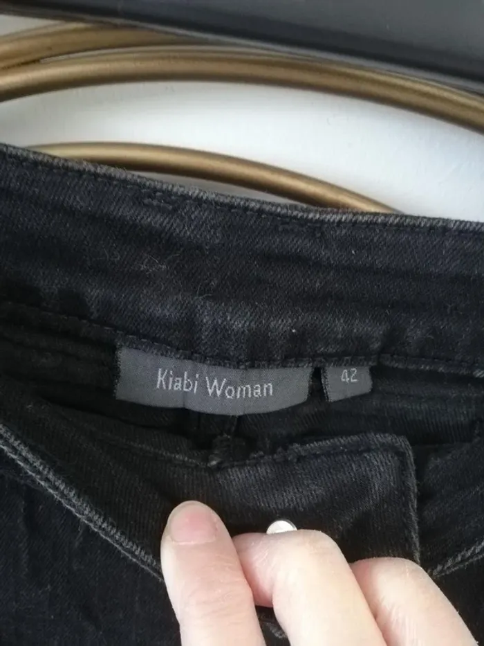 Jupe en jeans noire Kiabi T42 - photo numéro 3