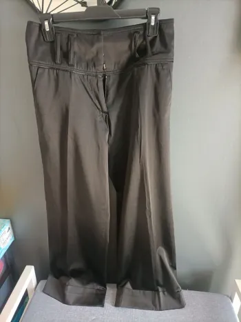 Pantalon satin large