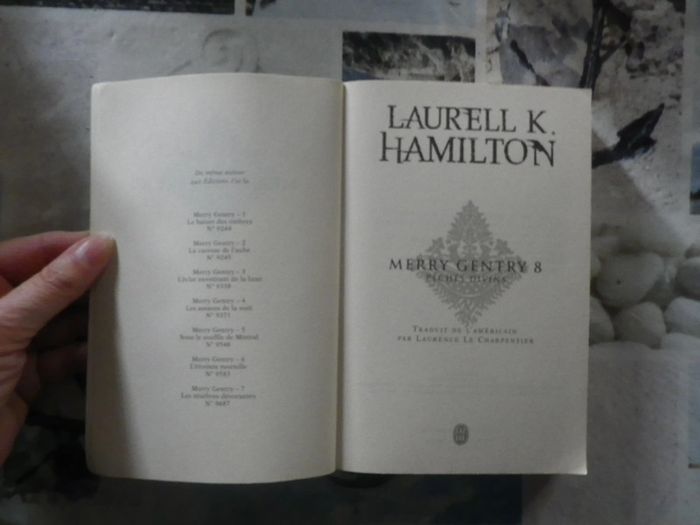 Merry Gentry T8 Péchés divins de Laurell K. Hamilton Ed. J'ai Lu - photo numéro 4