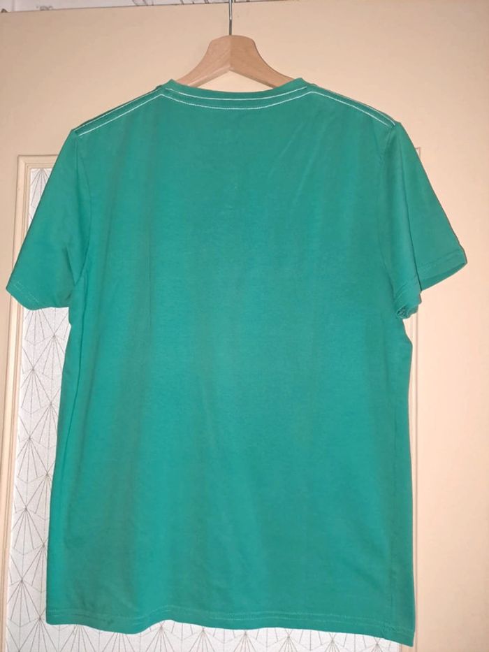 Lot de 3 T-shirts homme L avec petits défauts voir photos légère et décoloration de pliage - photo numéro 5