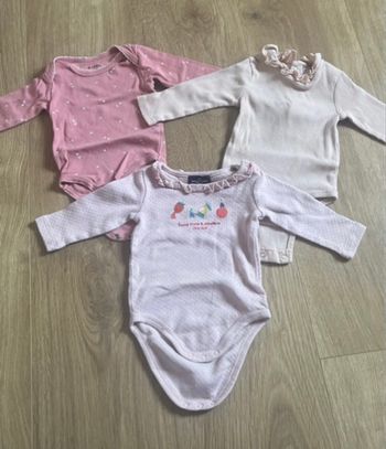 3 bodies roses - 3 mois 