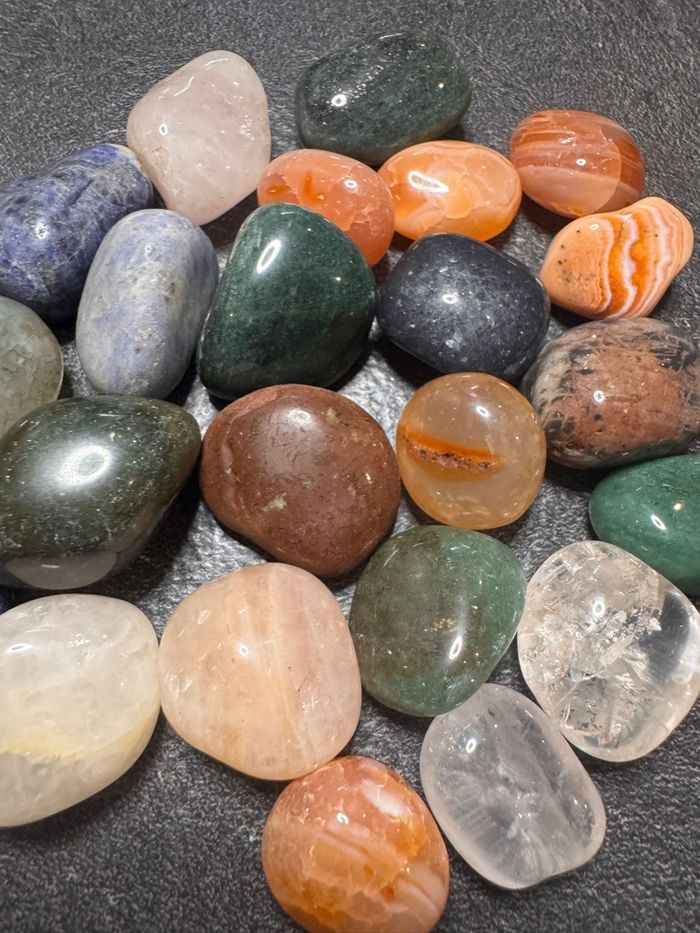 Lot de 220 g de Pierres Naturelles Polies – Parfait pour la lithothérapie ou la décoration - photo numéro 5