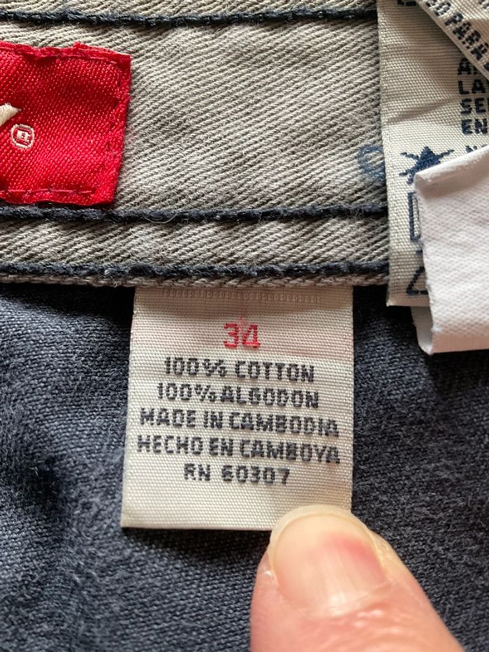 Short cargo gris foncé pour homme Unionbay taille W34 FR44 426 - photo numéro 9