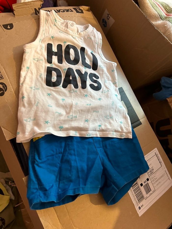 Ensemble 2 pièces débardeur + short 24 moud