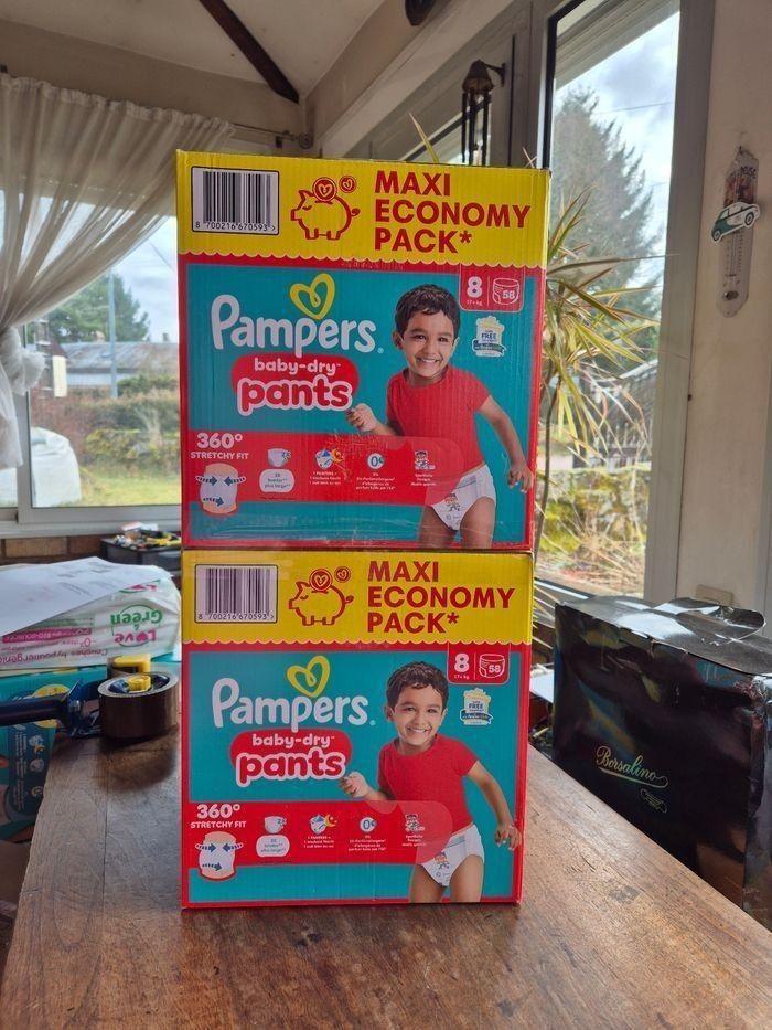 Couche taille 8 Pampers : 116 pants - photo numéro 1