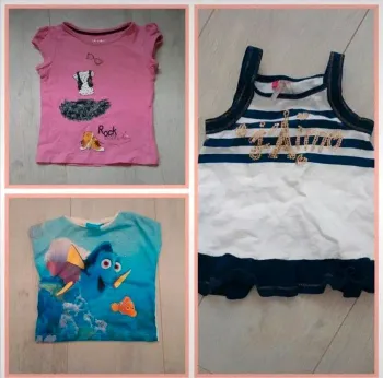 Lot 3 hauts été 2 ans