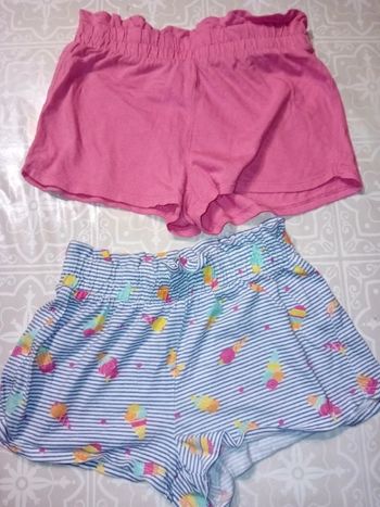 Lot de 2 shorts fille en 8 ans