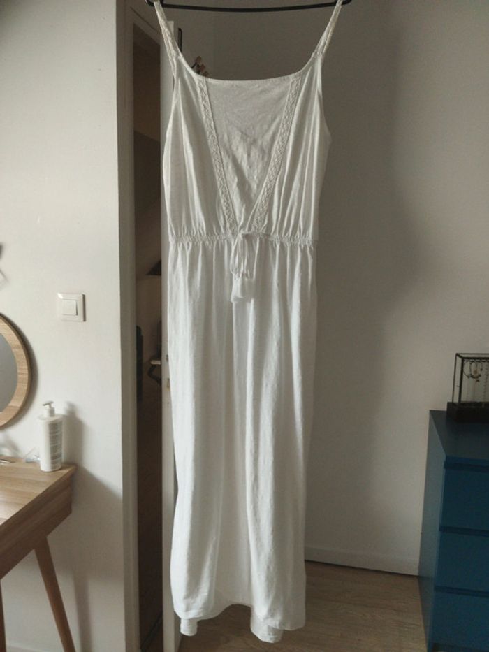 Robe blanche longue Cameieu