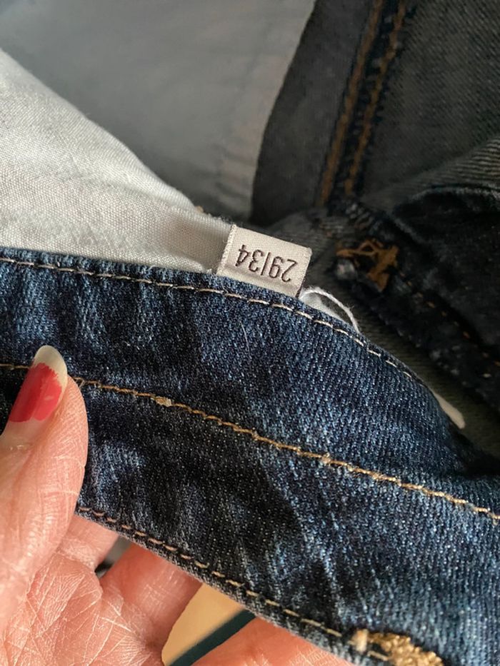 Pantalon jeans tube Slim Esprit Taille 29/34 - photo numéro 5