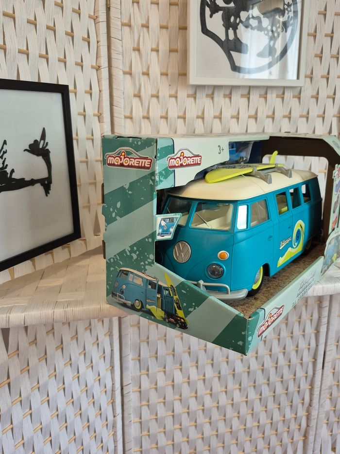 💕Jolie bus Volkswagen VW the originals T1 Carry Case Majorette - photo numéro 2