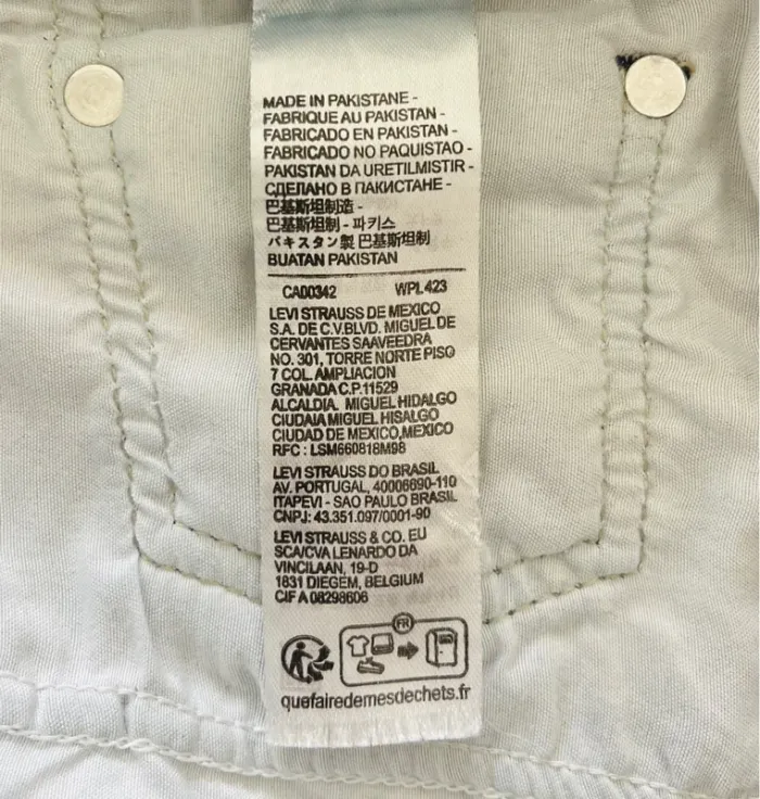 Jean/pantalon bleu Levi's 502 Flex pour homme, taille : W 36 L 30 (46 taille française) - photo numéro 9