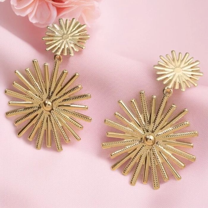 boucles d’oreilles dorées - photo numéro 6