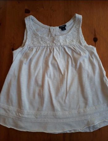 Tunique sans manche blanche / Kiabi 6 ans