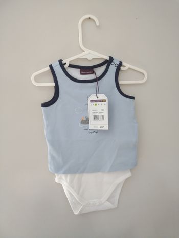 Body 2 en 1 bébé garçon Sergent Major