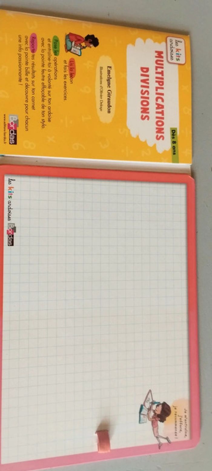 Livre ardoise, multiplications, divisions - photo numéro 3