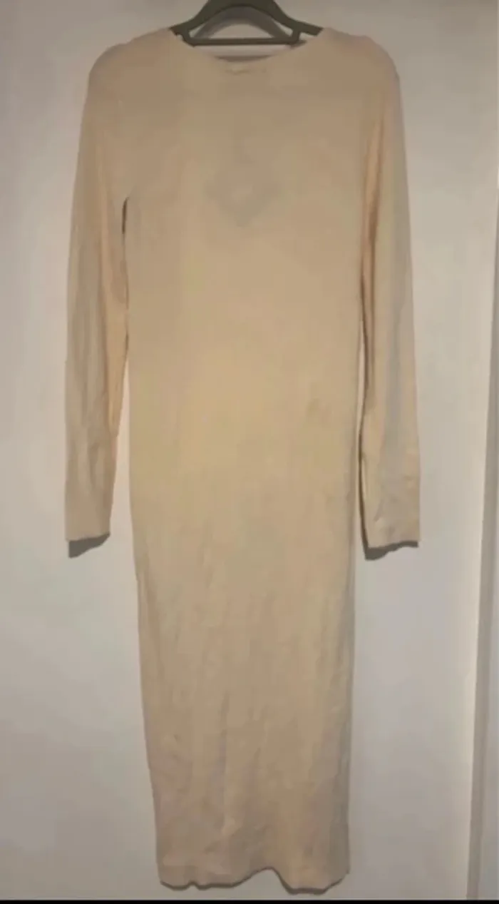 Robe élégante crème Manoukian 👗 taille L neuve - photo numéro 6