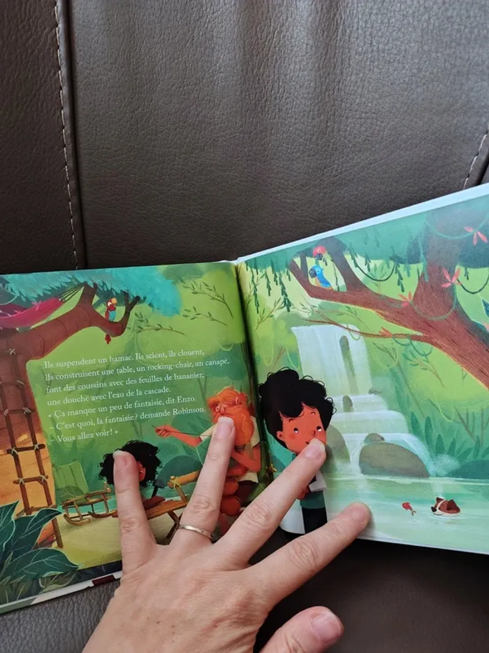 Livre une aventure avec Robinson Crusoé mac do au pays des livres - photo numéro 3