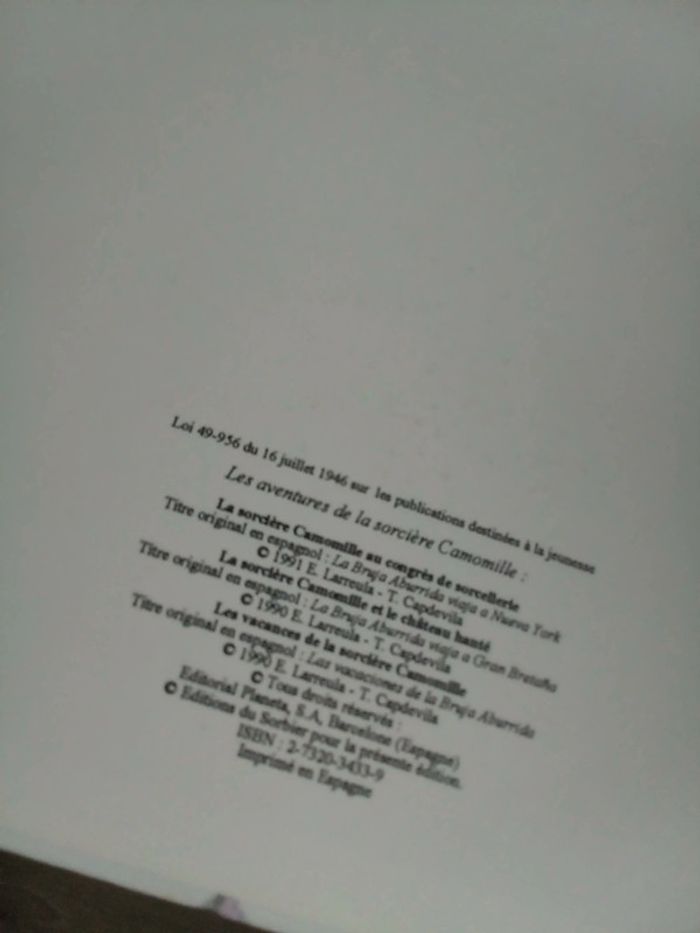 Grand livre cartonné les aventures de la sorcière camomille - photo numéro 4