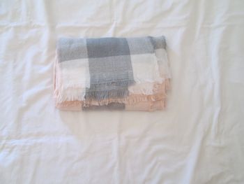 Écharpe étole grise & rose