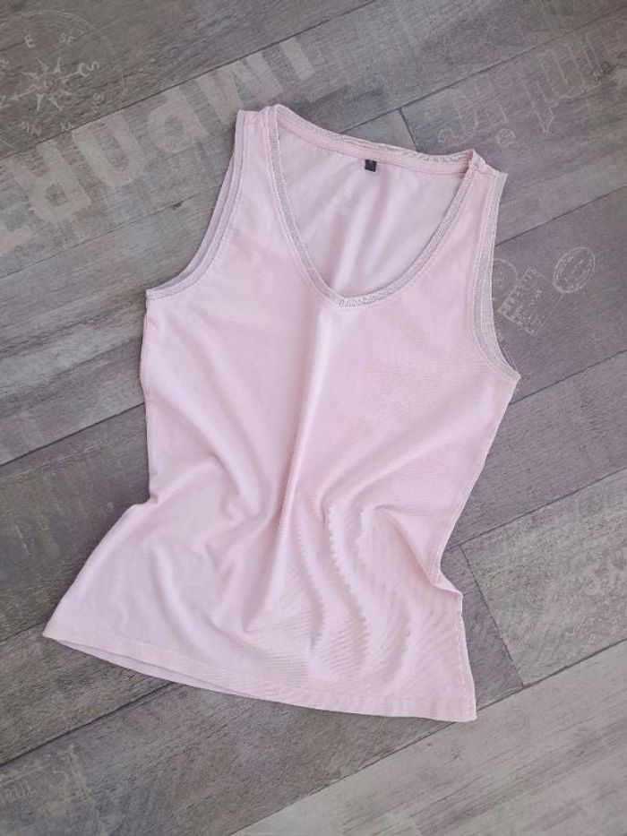 Débardeur rose clair 34/36